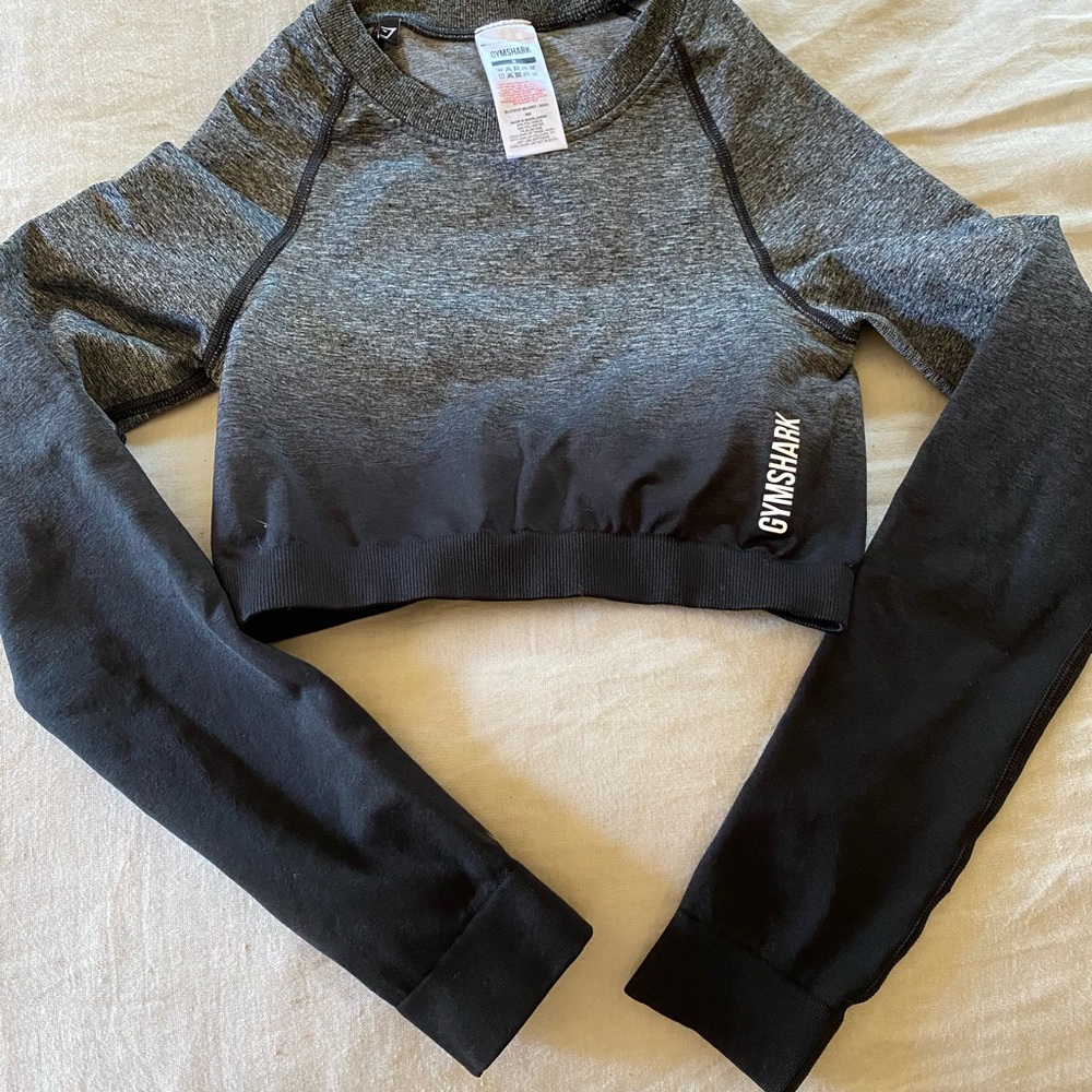 GYM ShARK cropped long sleeve top